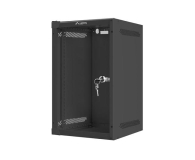 LANBERG Szafa wisząca 10 cali 9U 280x310mm czarna WF10-2309-10B - 519088 - zdjęcie 3